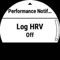 Log hrv hotsell fenix 5